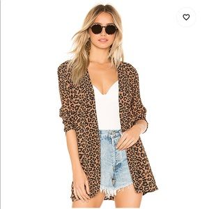 Beach Riot Leopard Blazer - Small